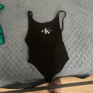 Calvin Klein Kids Black Bodysuit